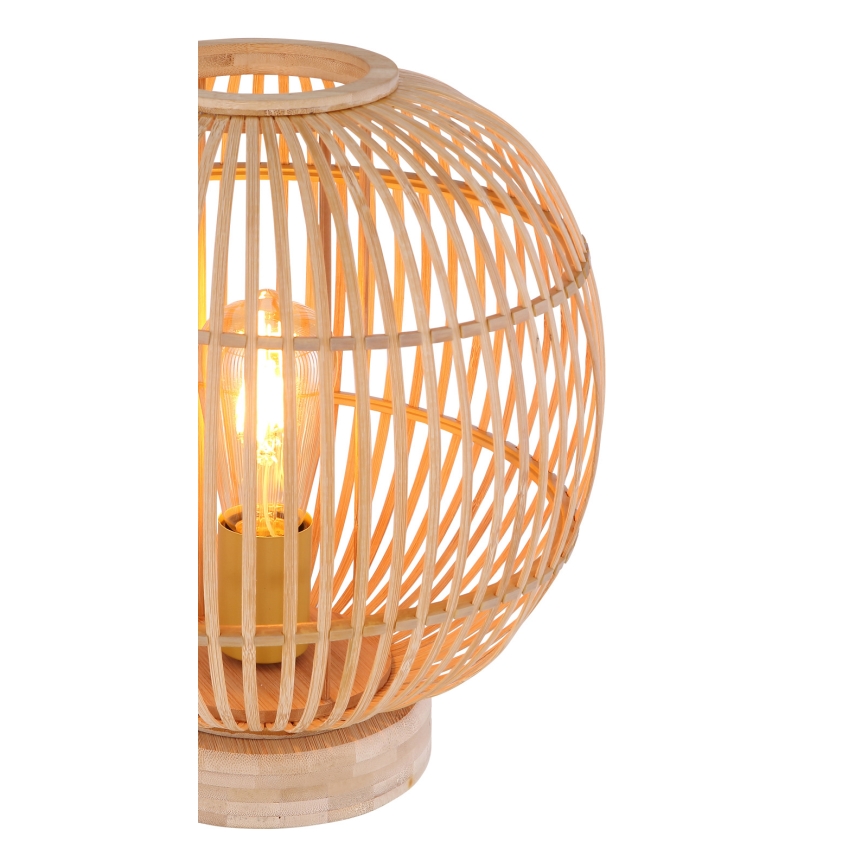 Globo - Bordslampa 1xE27/60W230V Bambu