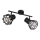 Globo 15388-2 - Spotlight CLASTRA 2xE27/40W/230V