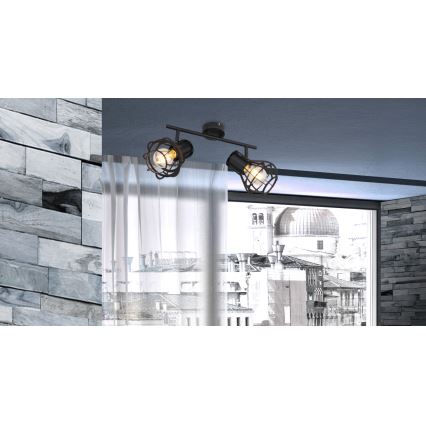 Globo 15388-2 - Spotlight CLASTRA 2xE27/40W/230V