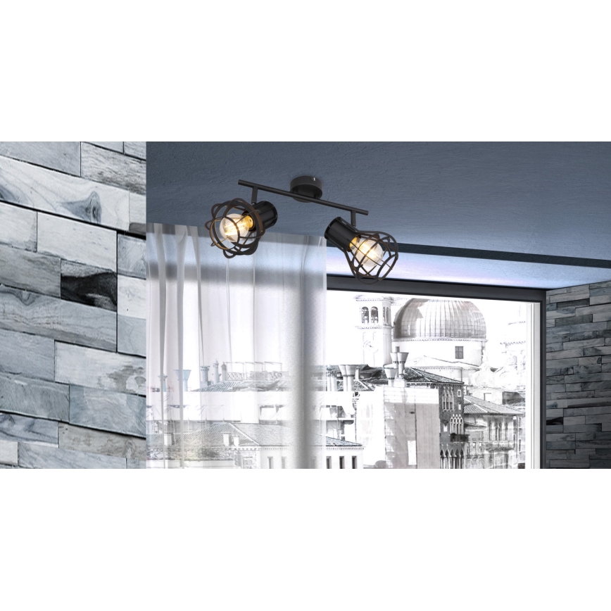 Globo 15388-2 - Spotlight CLASTRA 2xE27/40W/230V