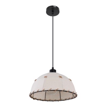 Globo 15442H - Chandeleir med snöre REX 1xE27/60W/230V
