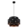 Globo 15448H1 - Ljuskrona med textilsladd ABBEY 1xE27/60W/230V