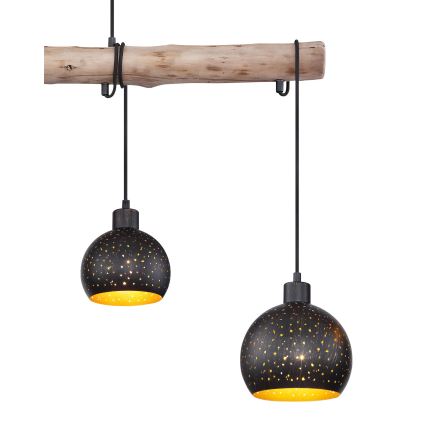 Globo 15452-4H - Ljuskrona med snöre ADAJA 4xE27/40W/230V