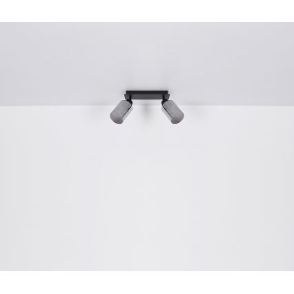 Globo - Spotlight 2xE27/15W/230V svart