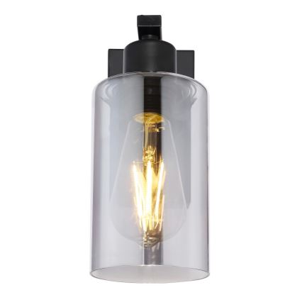 Globo - Vägglampa 1xE27/60W/230V svart