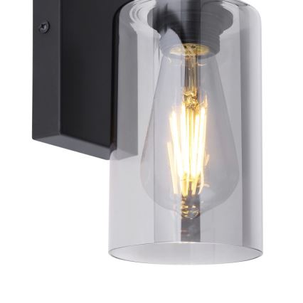 Globo - Vägglampa 1xE27/60W/230V svart