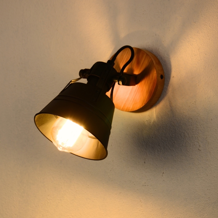 Globo - Väggspotlight 1xE27/60W/230V gran