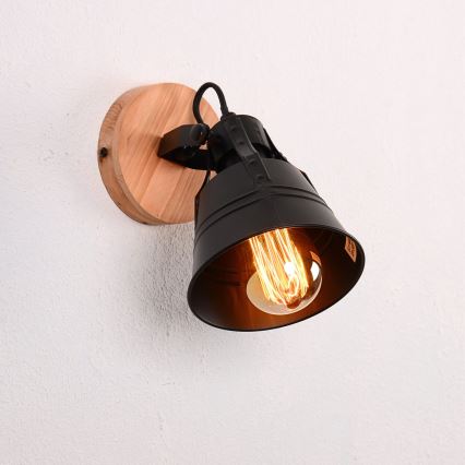 Globo - Väggspotlight 1xE27/60W/230V gran