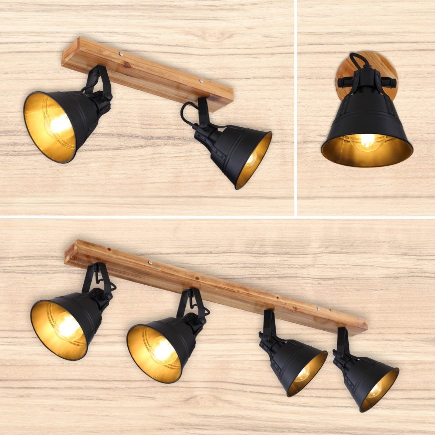 Globo - Väggspotlight 1xE27/60W/230V gran