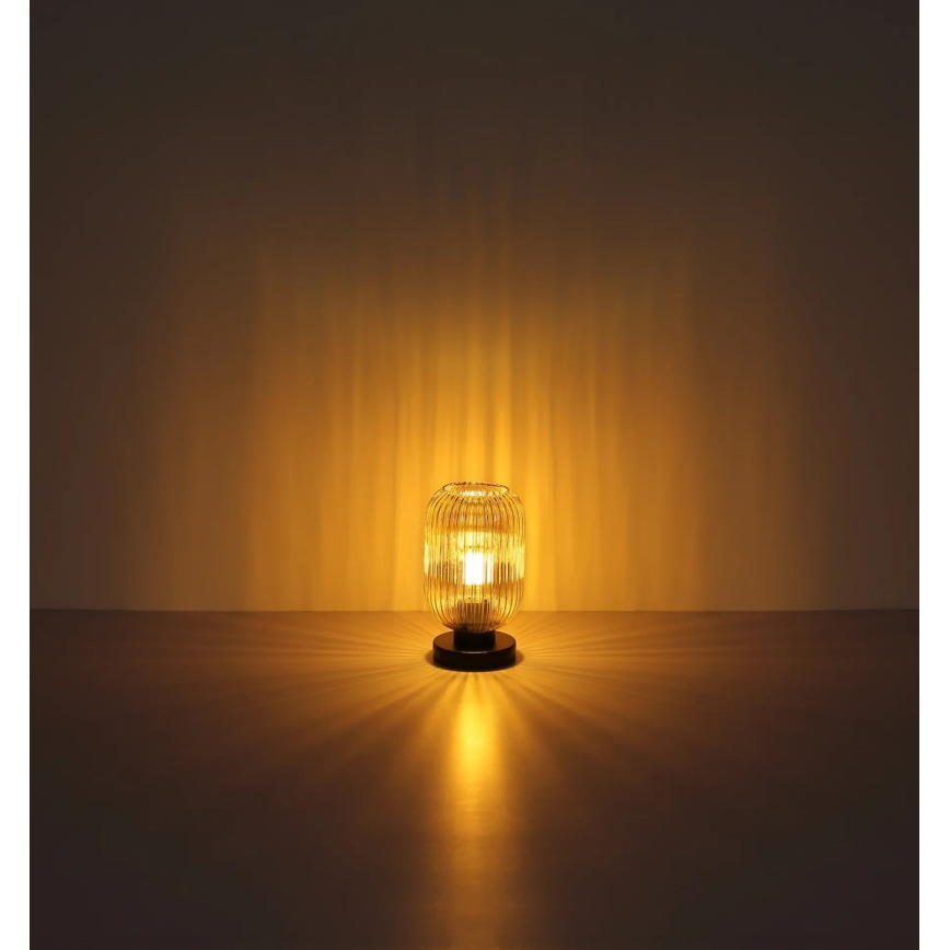 Globo - Bordslampa 1xE27/40W/230V brun