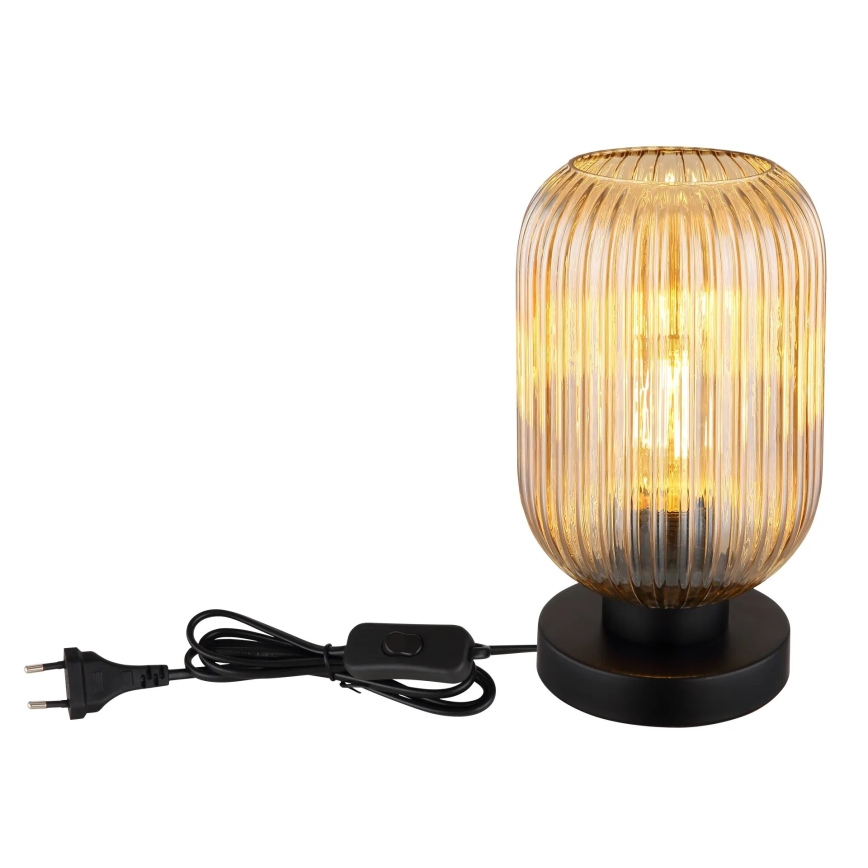 Globo - Bordslampa 1xE27/40W/230V brun