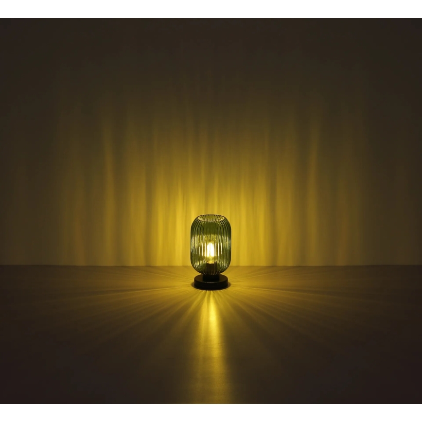 Globo - Bordslampa 1xE27/40W/230V grön