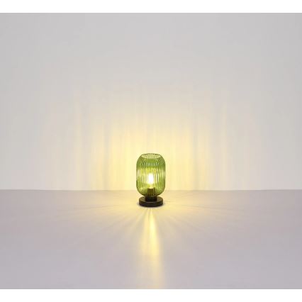 Globo - Bordslampa 1xE27/40W/230V grön