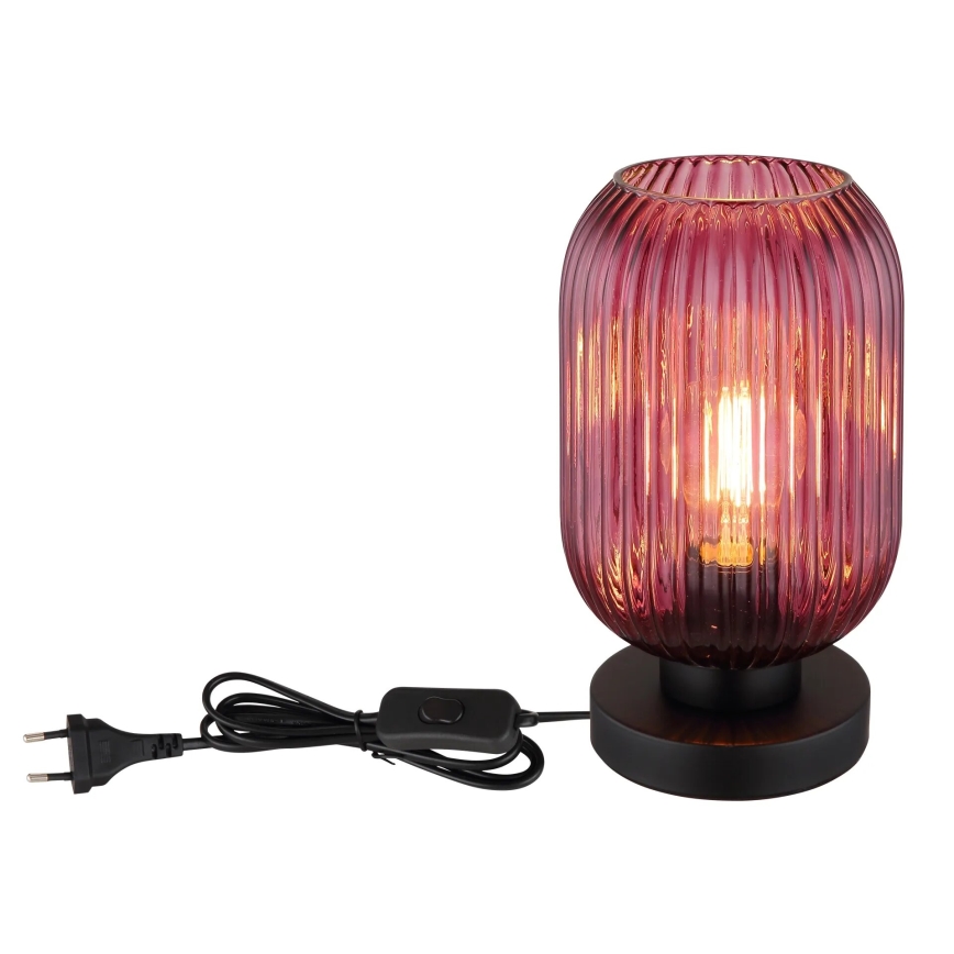 Globo - Bordslampa 1xE27/40W/230V lila