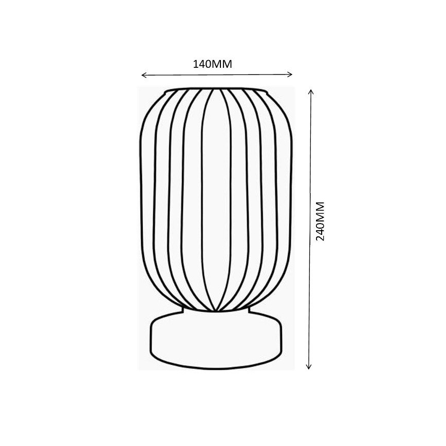 Globo - Bordslampa 1xE27/40W/230V lila