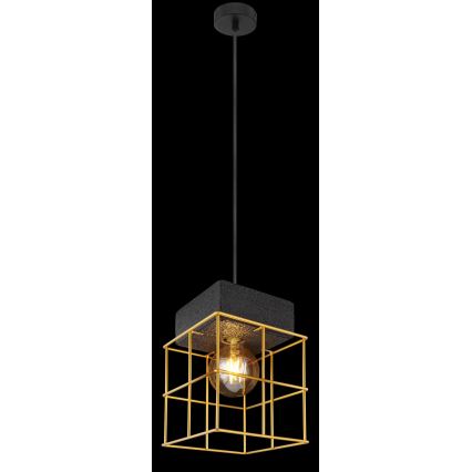 Globo - Ljuskrona med textilsladd 1xE27/60W/230V