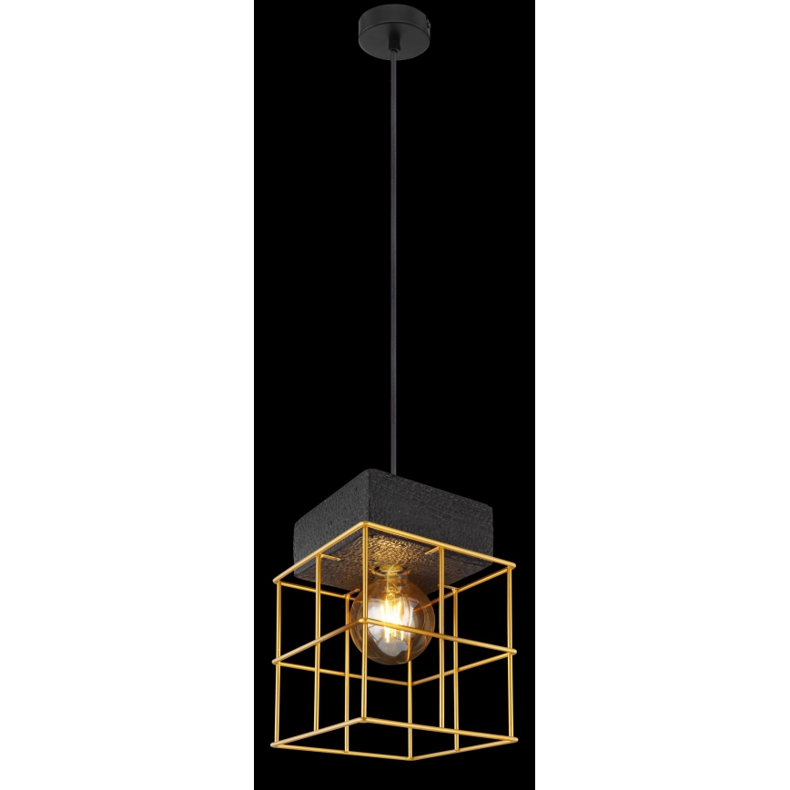 Globo - Ljuskrona med textilsladd 1xE27/60W/230V