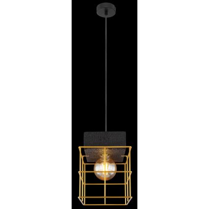 Globo - Ljuskrona med textilsladd 1xE27/60W/230V