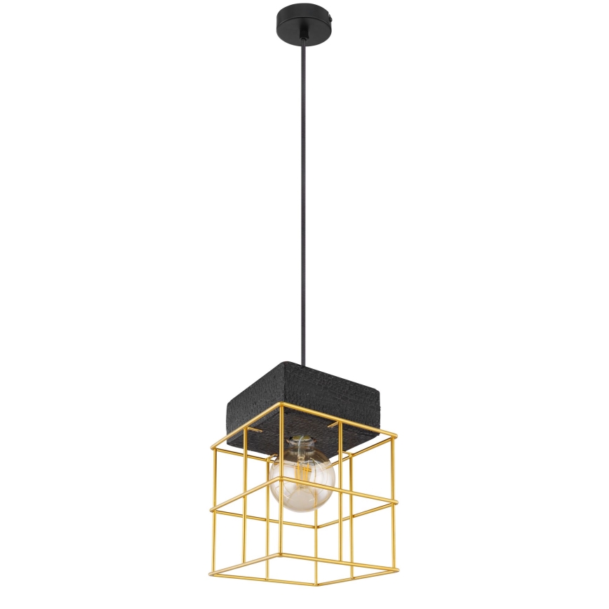 Globo - Ljuskrona med textilsladd 1xE27/60W/230V
