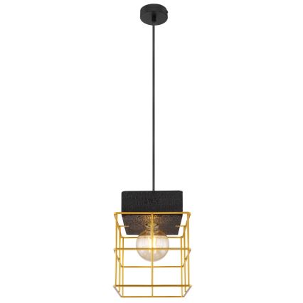 Globo - Ljuskrona med textilsladd 1xE27/60W/230V