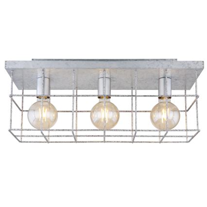 Globo 15530Z-3D - Taklampa MERRIL 3xE27/60W/230V