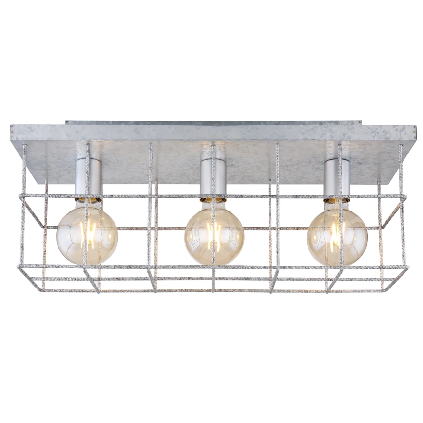 Globo 15530Z-3D - Taklampa MERRIL 3xE27/60W/230V