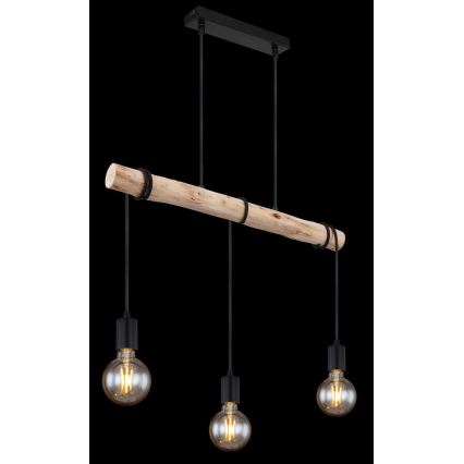 Globo - Taklampa med 3xE27/60W/230V