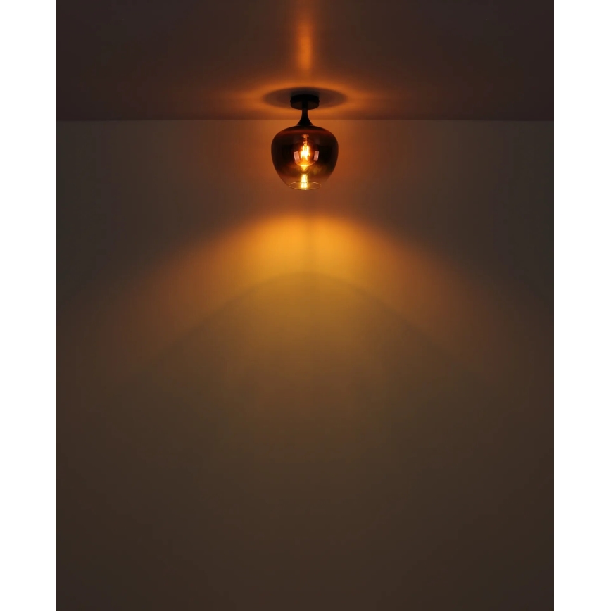 Globo - Taklampa 1xE27/40W/230V koppar