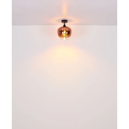 Globo - Taklampa 1xE27/40W/230V koppar
