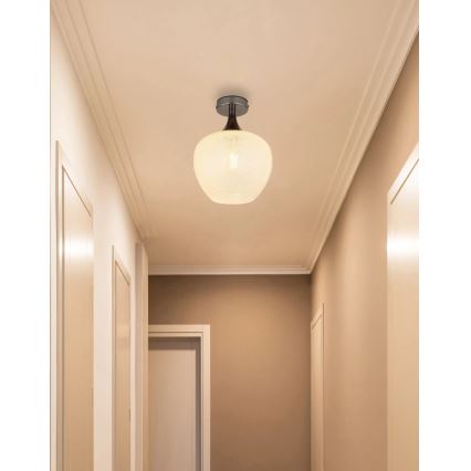 Globo - Taklampa 1xE27/40W/230V vit/antracit