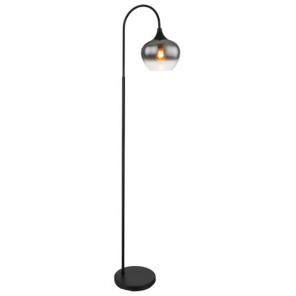Globo - Golvlampa 1xE27/40W/230V svart/rökig