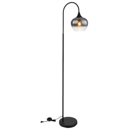 Globo - Golvlampa 1xE27/40W/230V svart/rökig
