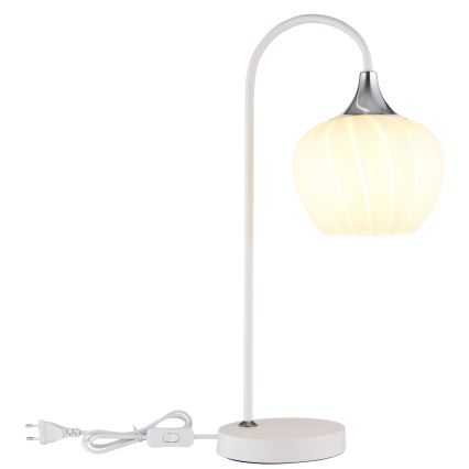 Globo - Bordslampa 1xE27/40W/230V vit