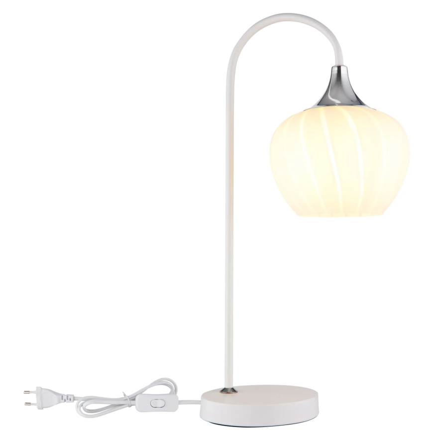 Globo - Bordslampa 1xE27/40W/230V vit