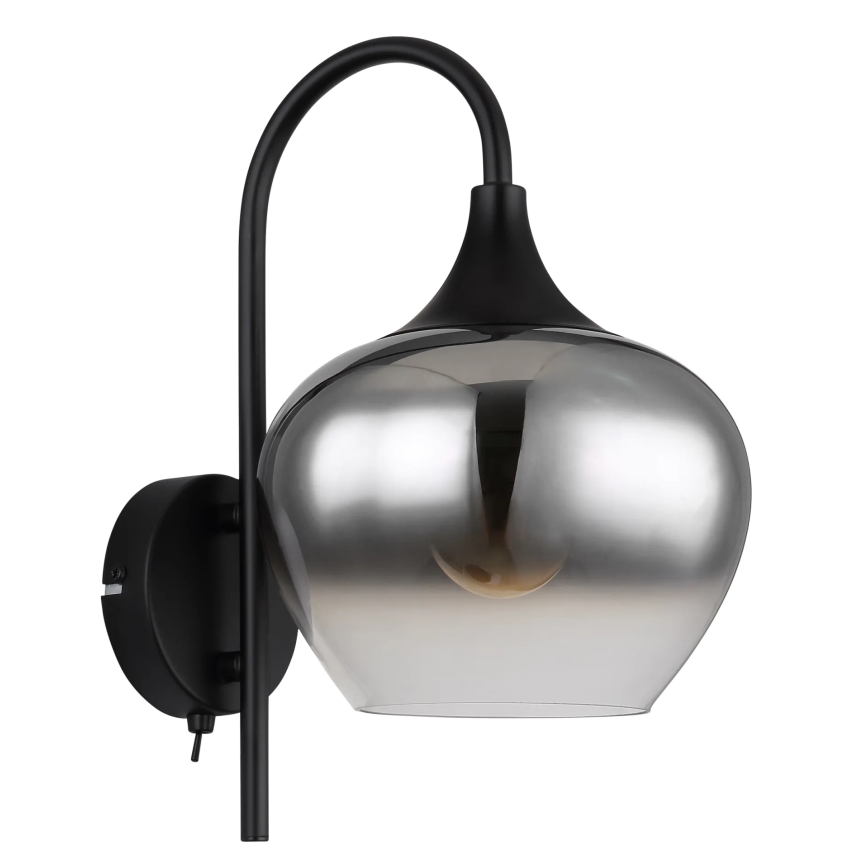 Globo - Vägglampa 1xE27/40W/230V svart