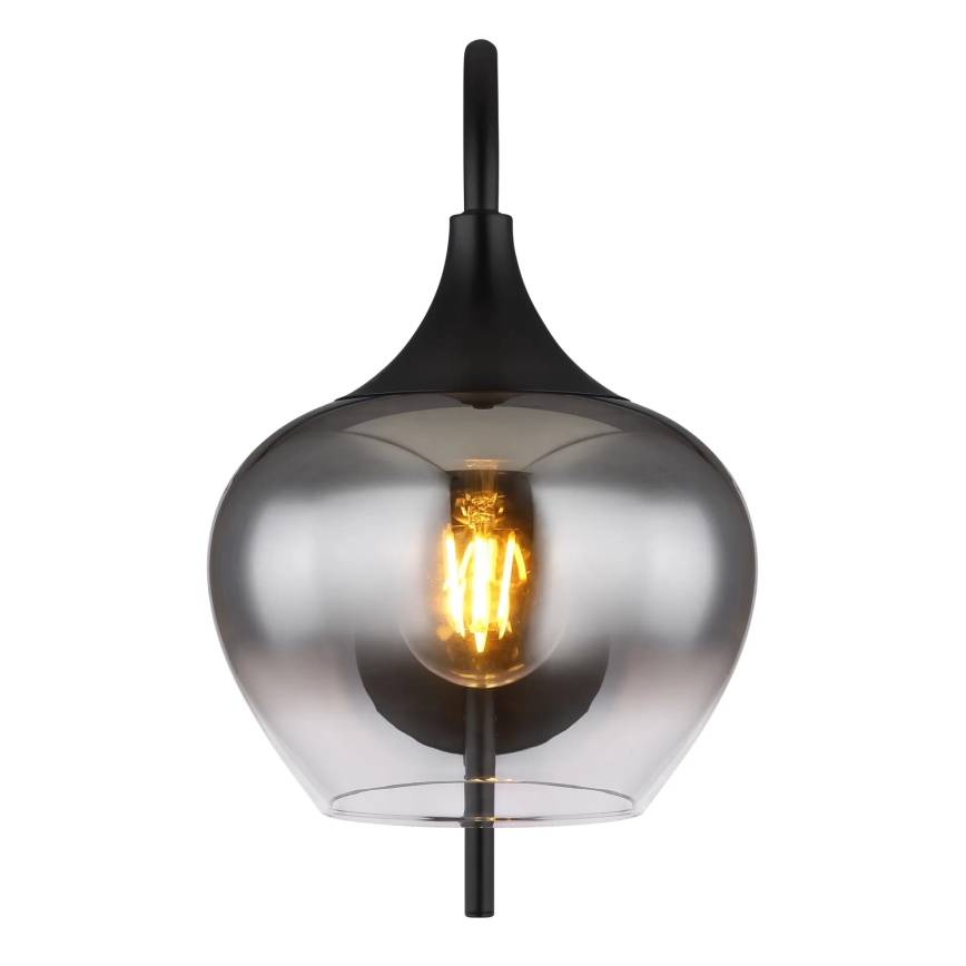 Globo - Vägglampa 1xE27/40W/230V svart