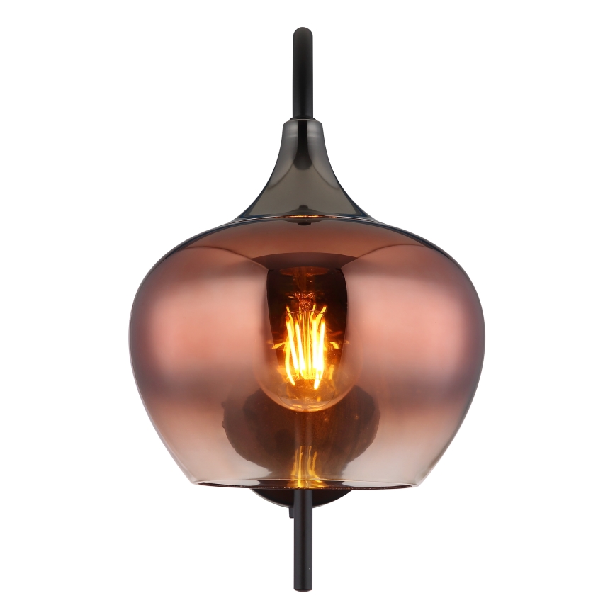Globo - Vägglampa 1xE27/40W/230V koppar