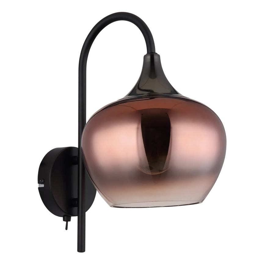 Globo - Vägglampa 1xE27/40W/230V koppar