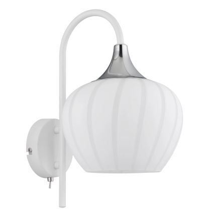 Globo - Vägglampa 1xE27/40W/230V vit