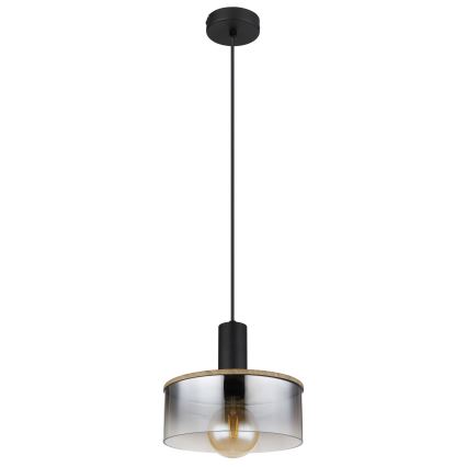 Globo - Ljuskrona med textilsladd 1xE27/15W/230V