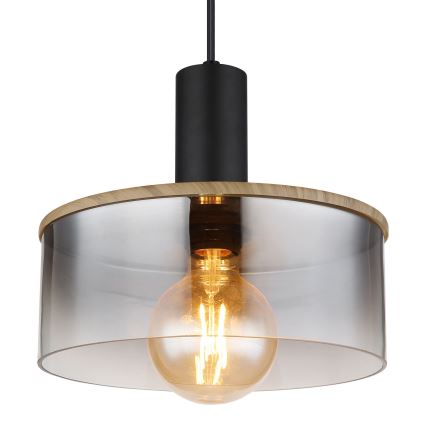Globo - Ljuskrona med textilsladd 1xE27/15W/230V