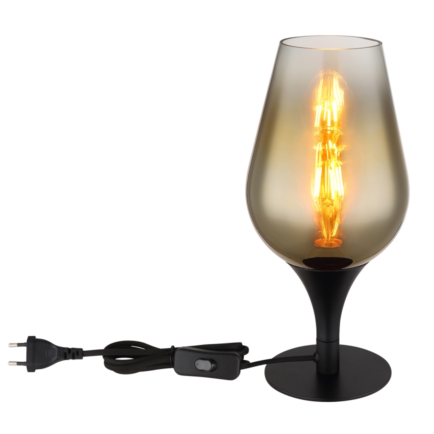 Globo - Bordslampa 1xE27/40W/230V diameter 15 cm guld