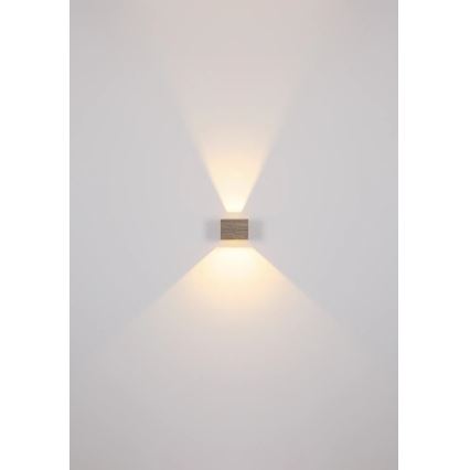 Globo - LED väggbelysning LED/8W/230V brun