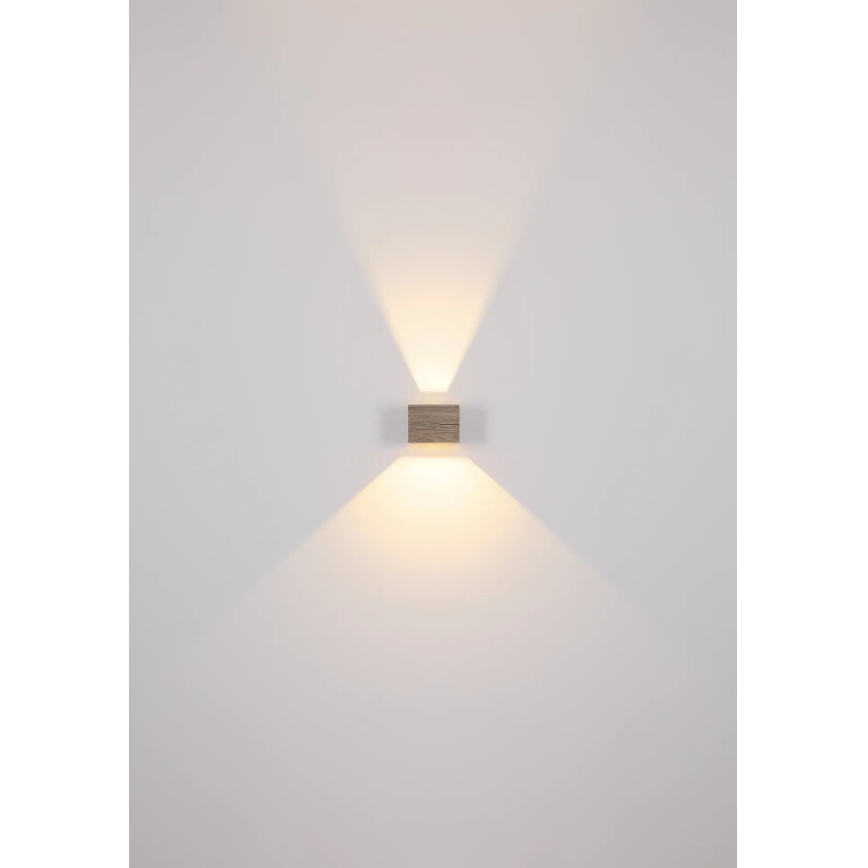 Globo - LED väggbelysning LED/8W/230V brun