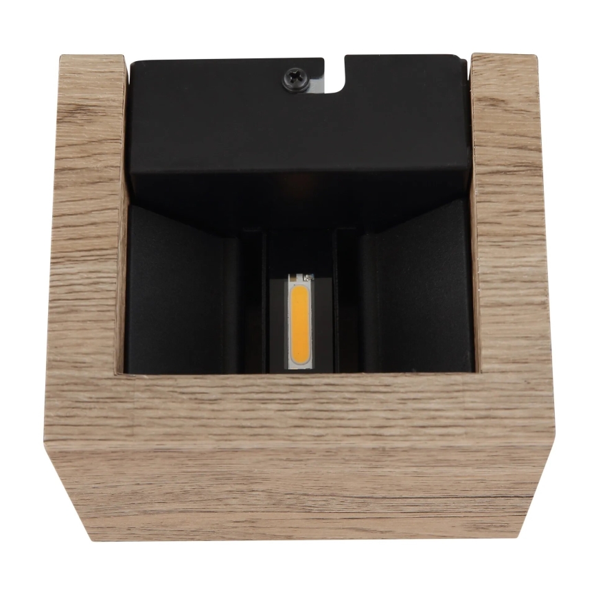Globo - LED väggbelysning LED/8W/230V brun