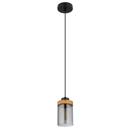 Globo - Taklampa 1xE27/40W/230V metall/trä
