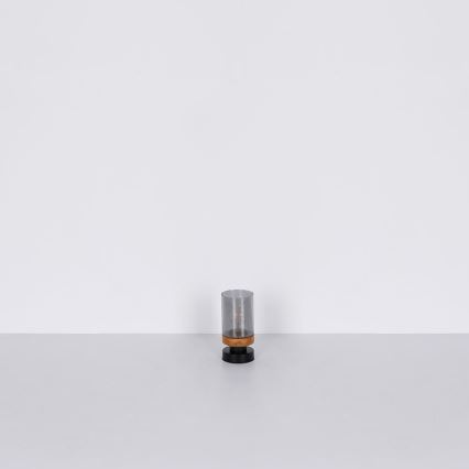 Globo - Bordslampa 1xE27/40W/230V metall/trä
