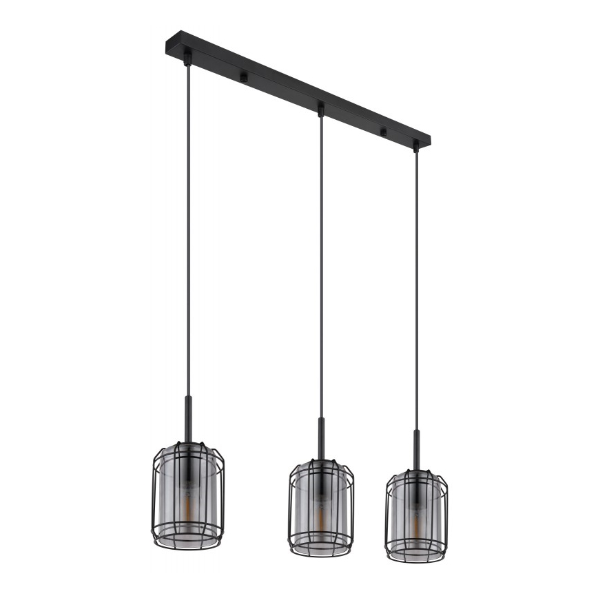 Globo - Ljusskrona med upphängningsrem  3xE27/60W/230V