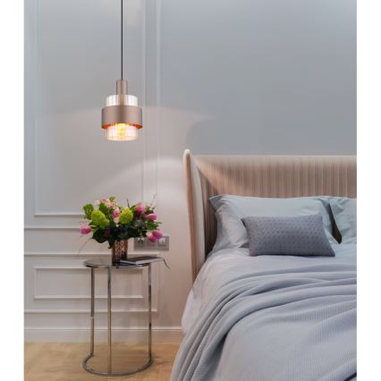 Globo - Pendellampa med vajer 1xE27/60W/230V