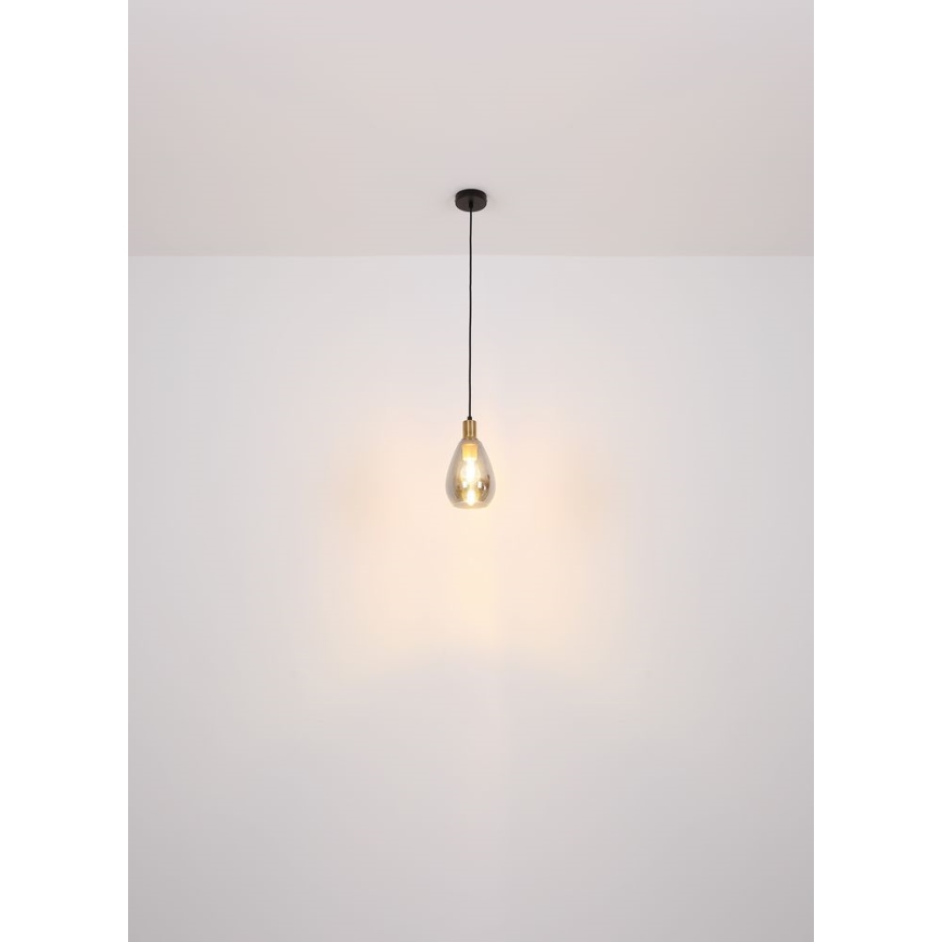 Globo - Taklampa 1xE27/40W/230V mässing